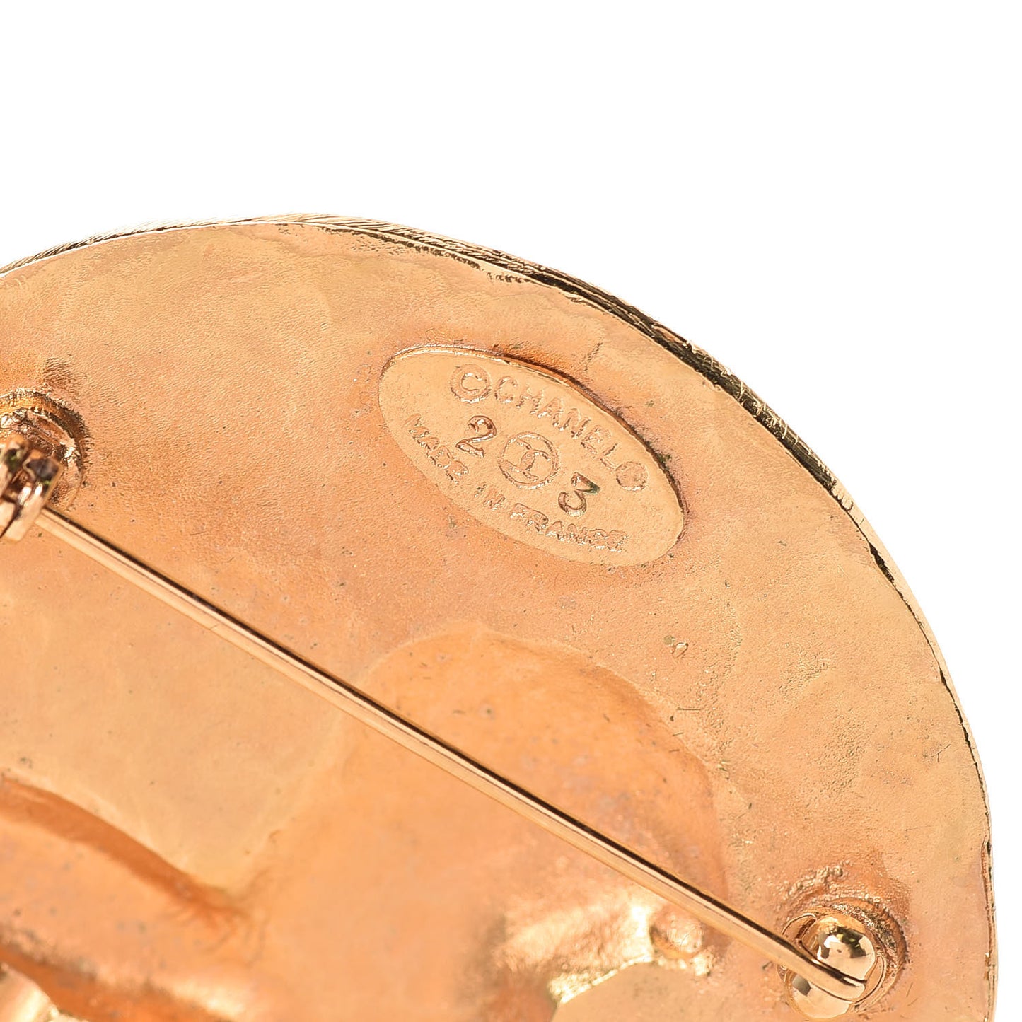 CC Lion Brooch Gold