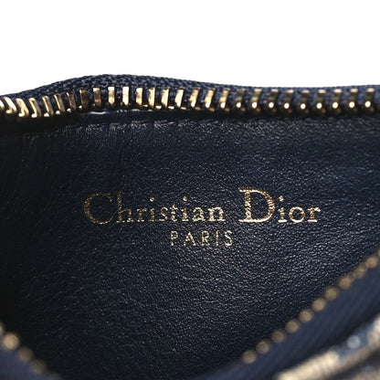 Christian Dior Oblique Saddle Coin Purse Blue 7 of 10
