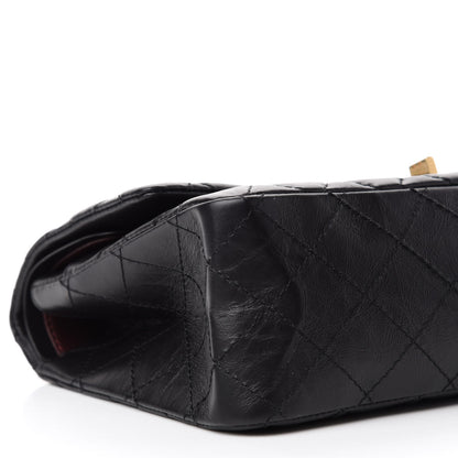 Chanel Aged Calfskin Quilted 2.55 Reissue 226 Flap Black 7 of 14