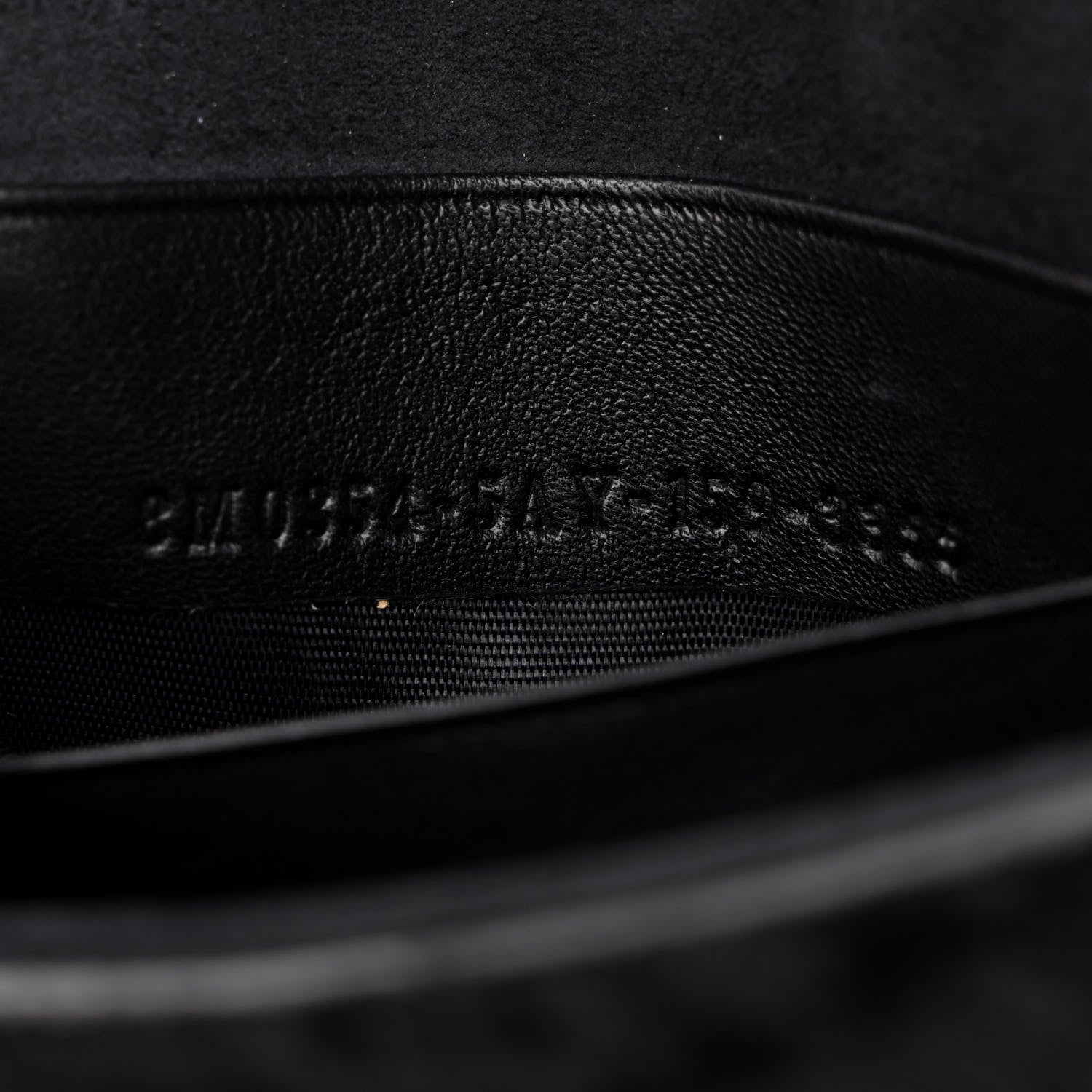 Fendi Shearling Shiny Nappa Micro Baguette Black 8 of 13