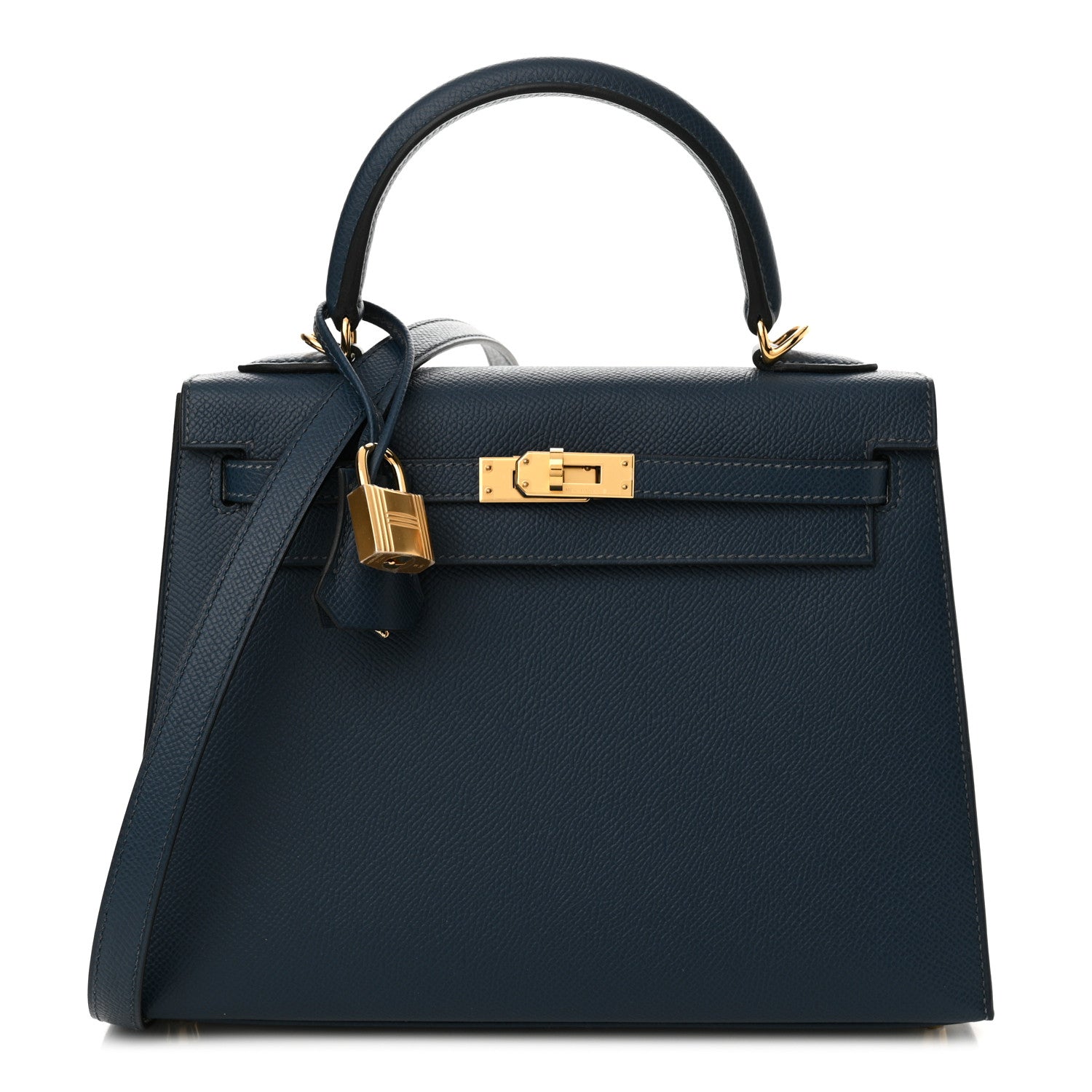 Hermes Epsom Kelly Sellier 25 Bleu Nuit 1 of 12