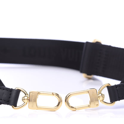 Louis Vuitton Nylon Petite Malle Souple Shoulder Strap Black 3 of 3