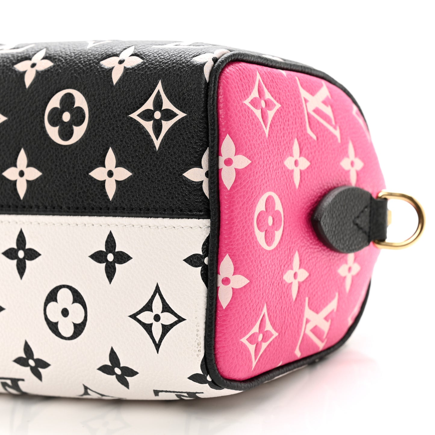 Empreinte Monogram Spring in the City Speedy Bandouliere 20 Black White Pink