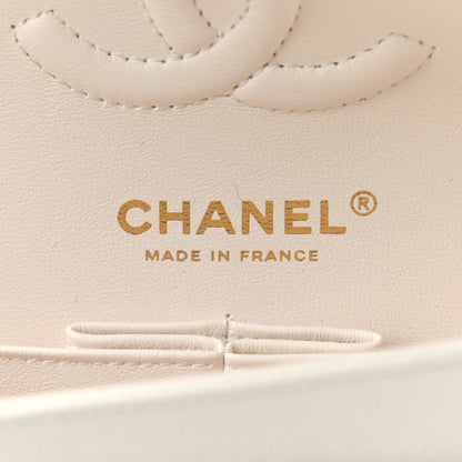 Chanel Caviar Quilted Small Double Flap White 5 of 8