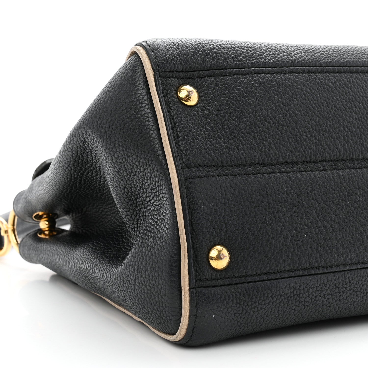 Louis Vuitton Grained Calfskin Monogram Double V Black 9 of 10