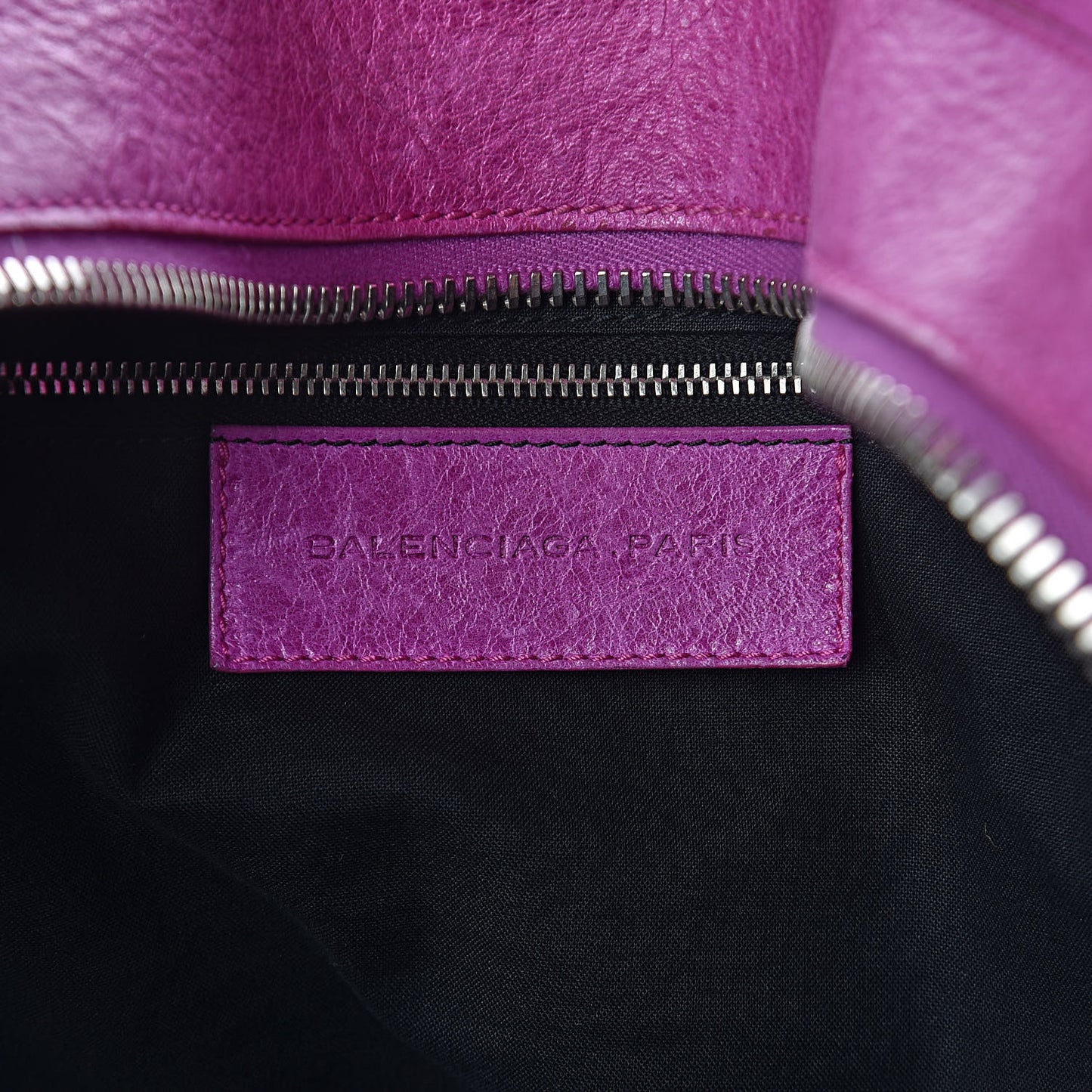 Agneau Giant 21 Silver Hardware Weekender Magenta