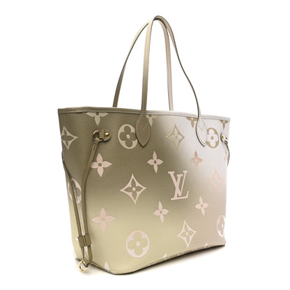 Louis Vuitton Monogram Giant Spring In The City Neverfull MM Sunset Kaki 3 of 9