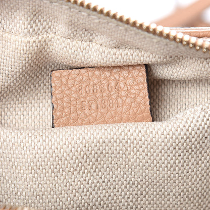 Gucci Pebbled Calfskin Small Soho Disco Bag Rose Beige 7 of 10