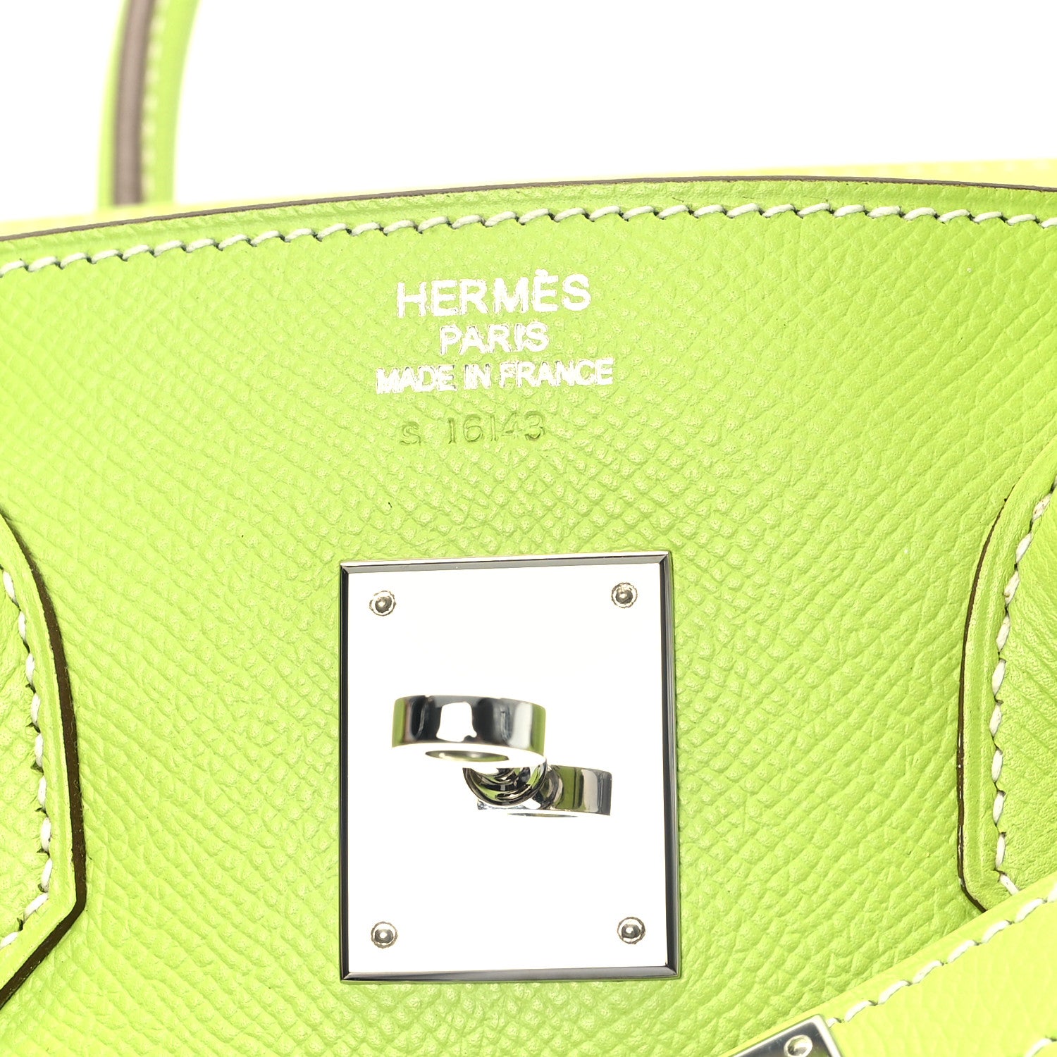 Hermes Epsom Candy Birkin 35 Kiwi Lichen 6 of 10