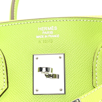 Hermes Epsom Candy Birkin 35 Kiwi Lichen 6 of 10