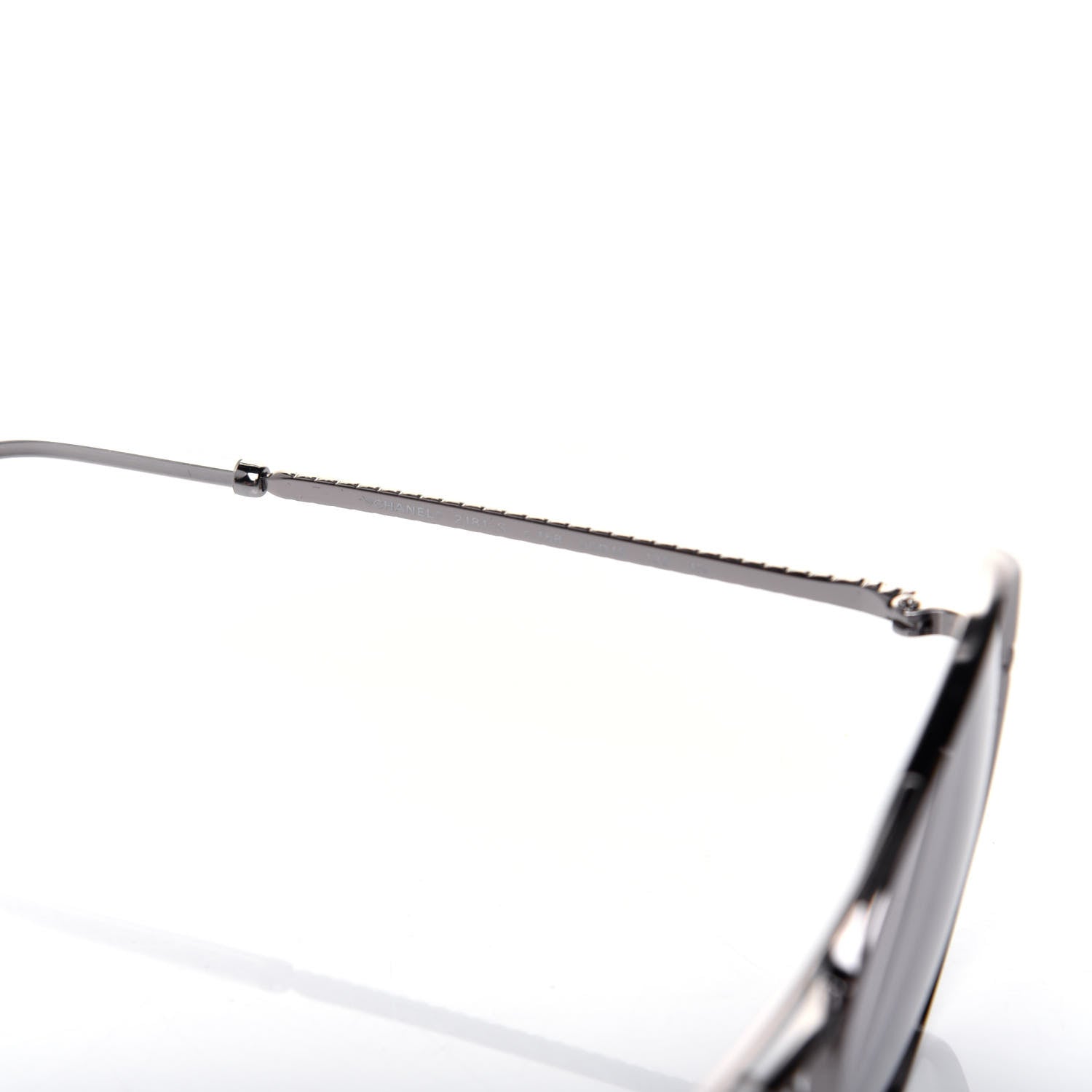 Chanel CC Pilot Sunglasses 2181-S Silver 5 of 7