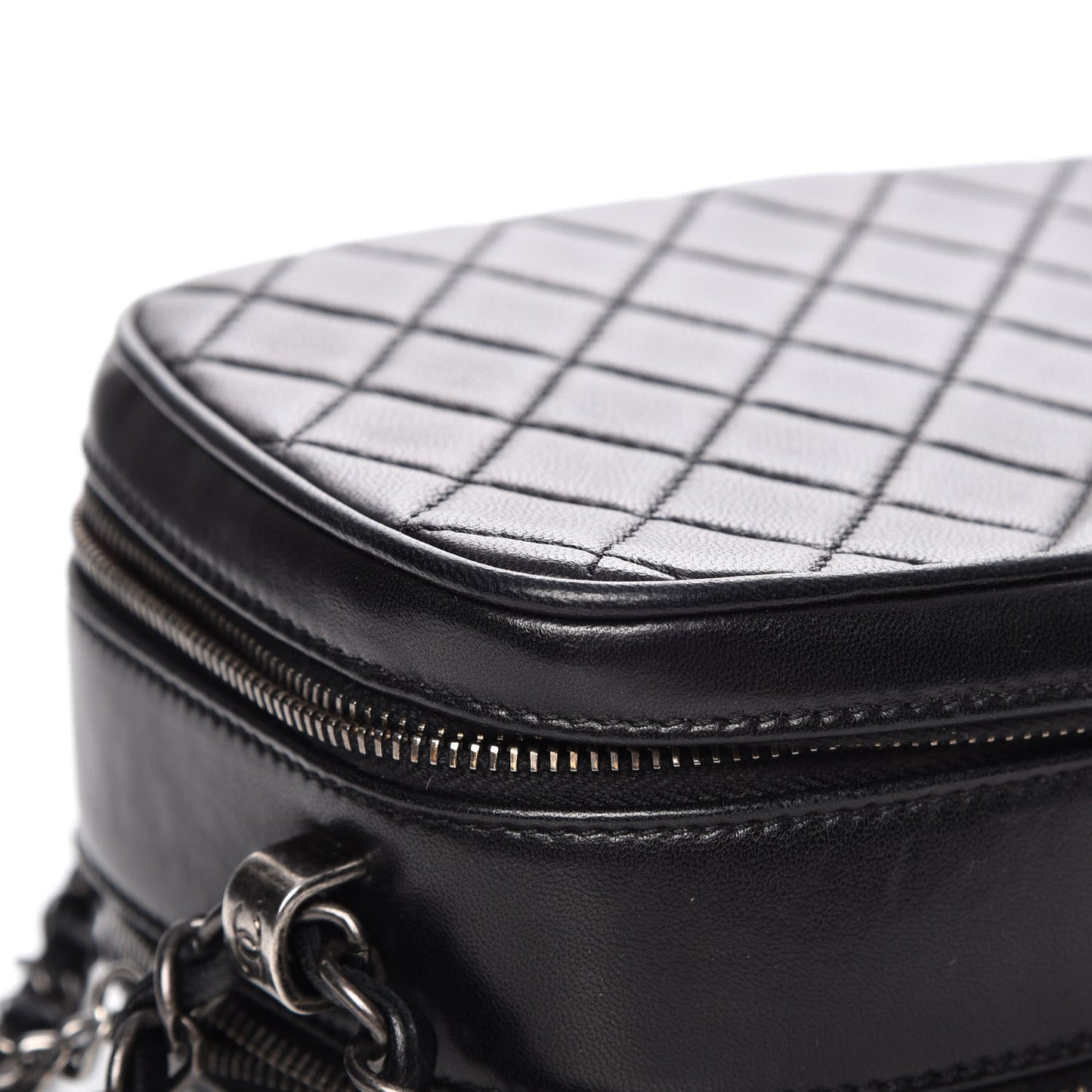 Lambskin Small Coco Boy Camera Case Black