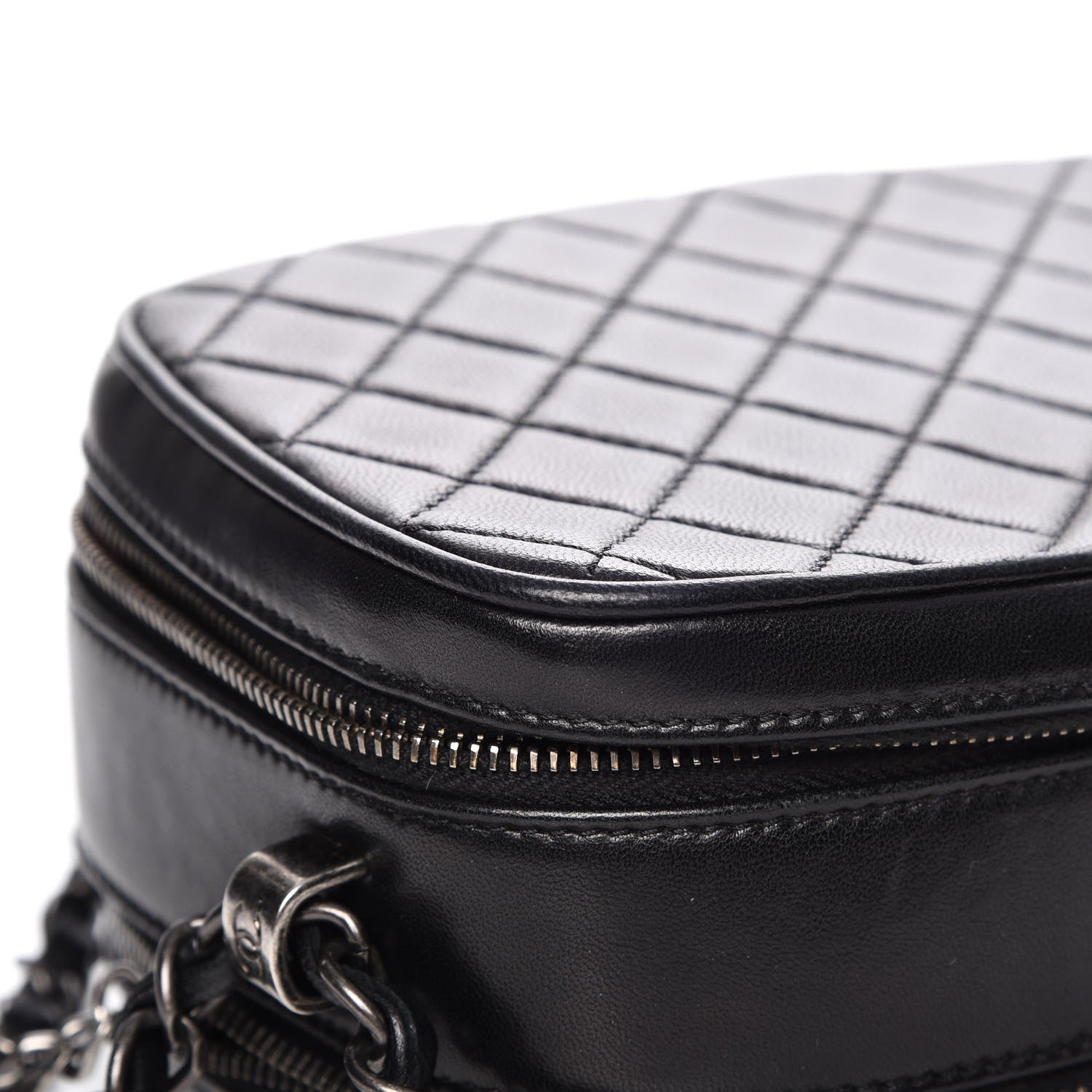 Chanel Lambskin Small Coco Boy Camera Case Black 11 of 16