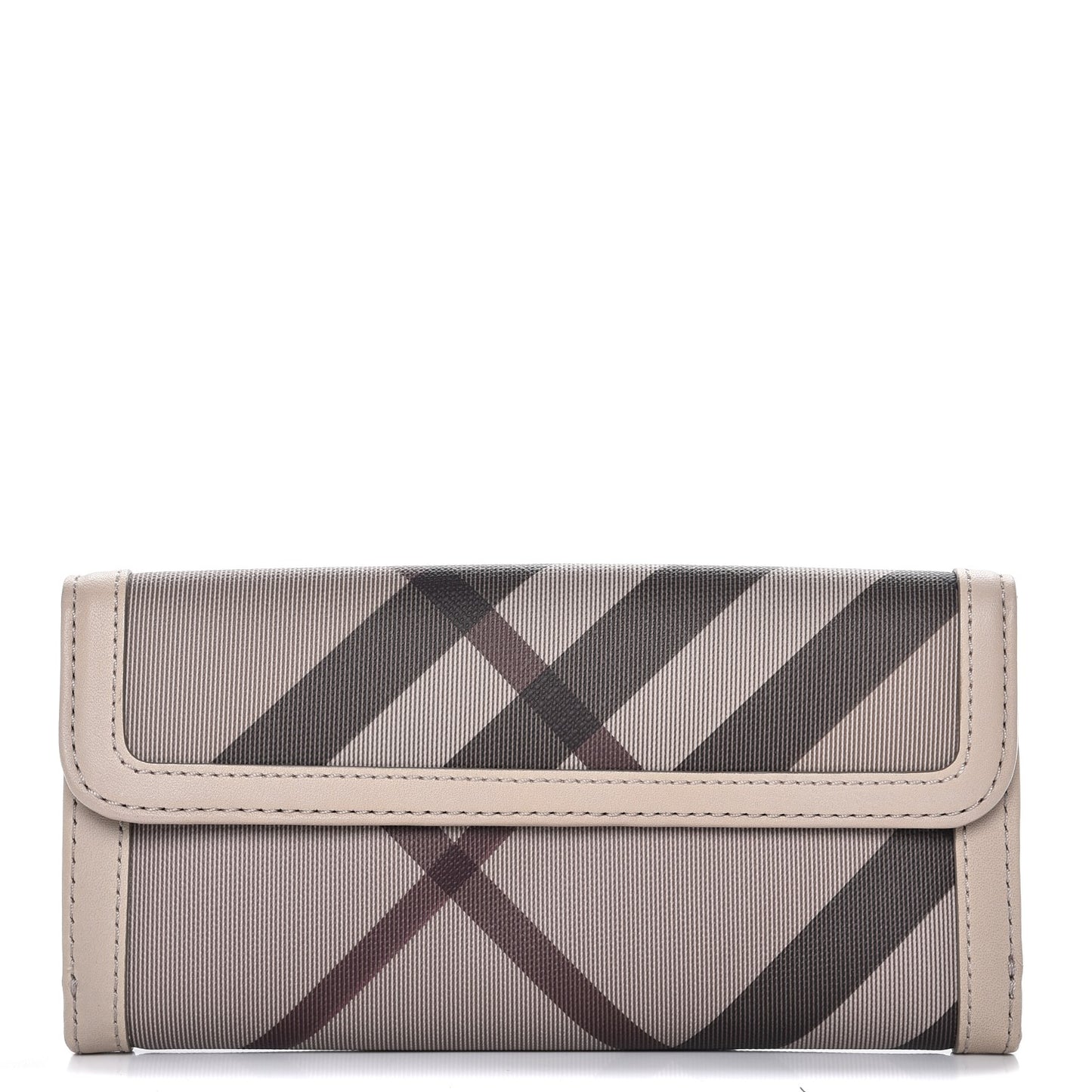 Smoked Check Continental Wallet Trench