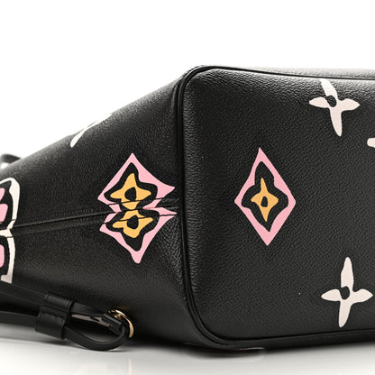 Louis Vuitton Monogram Giant Wild At Heart Neverfull MM Black 9 of 11