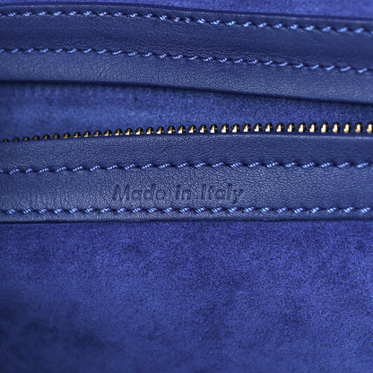Celine Supple Calfskin Medium Phantom Luggage Royal Blue 6 of 9