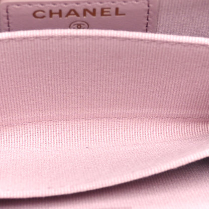 Chanel Caviar Quilted Zip Coin Purse Light Pink 5 of 8