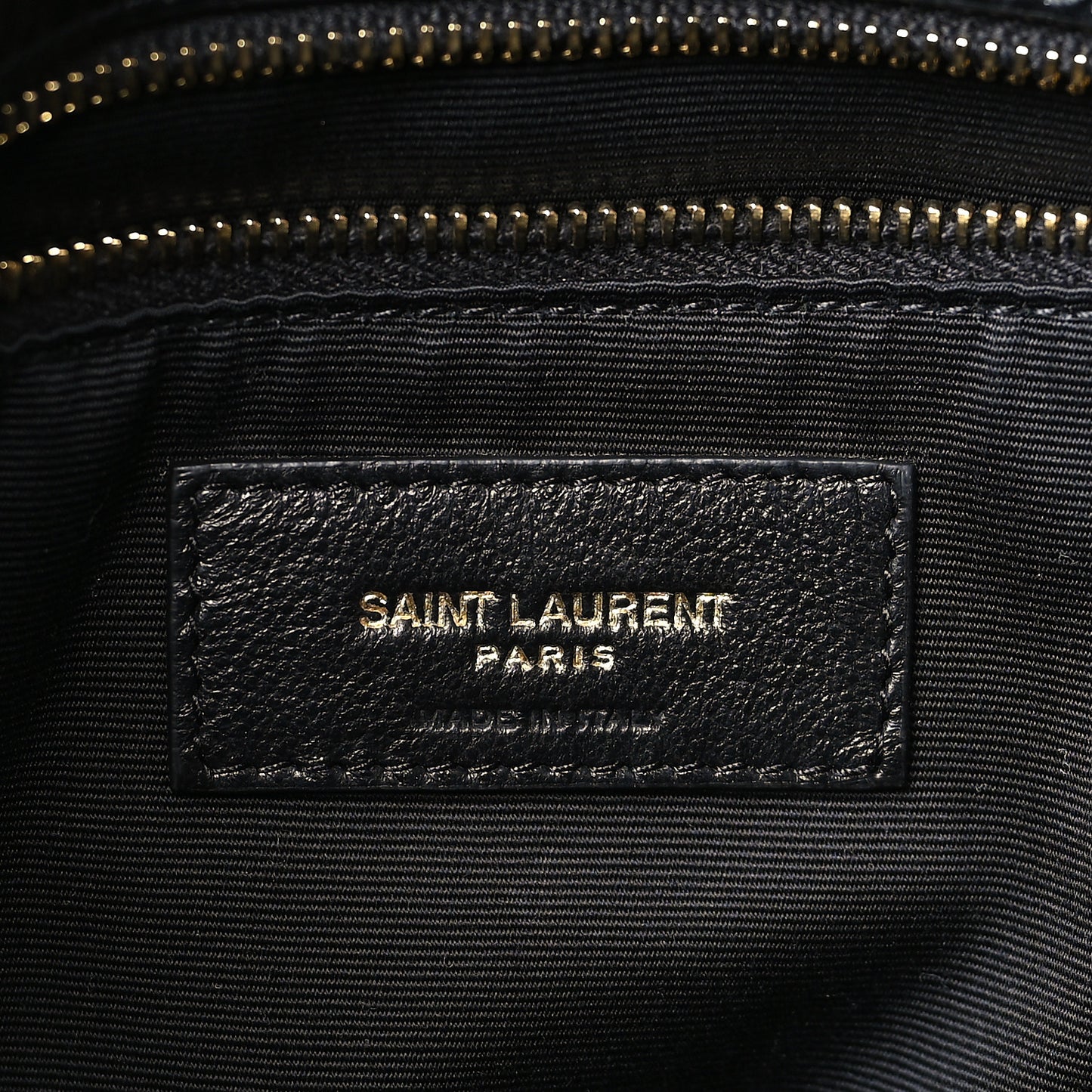 Crinkled Calfskin Matelasse Monogram Medium Niki Chain Satchel Black
