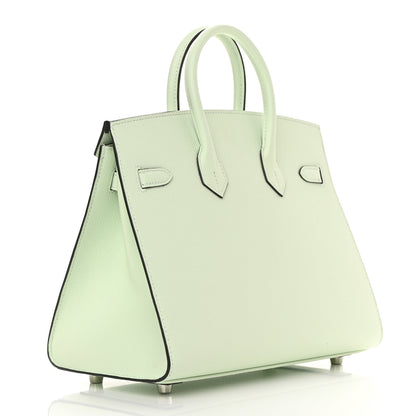 Hermes Epsom Birkin Sellier 25 Vert Fizz 3 of 13