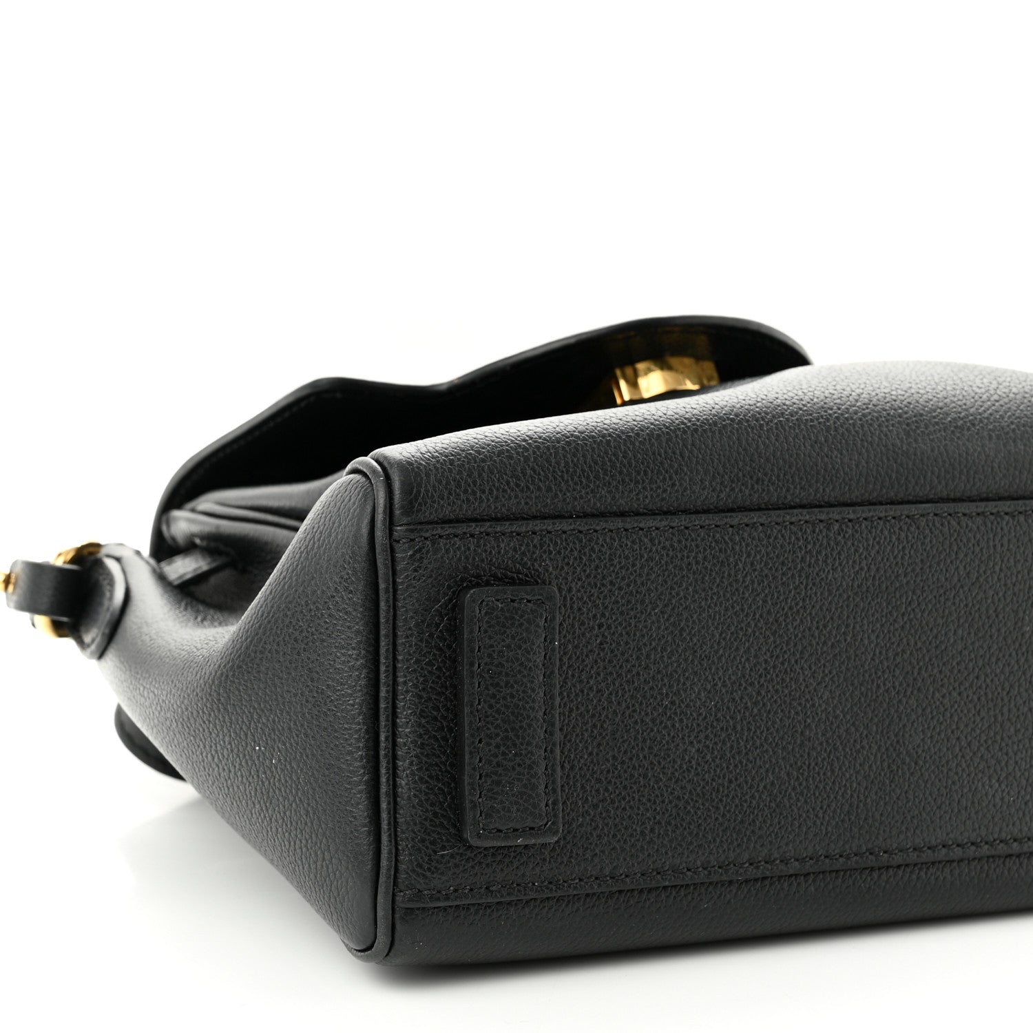 Versace Grained Calfskin Small La Medusa Top Handle Bag Black 8 of 10