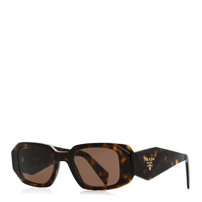 Prada Acetate Symbole Sunglasses SPR 17W Havana 1 of 7