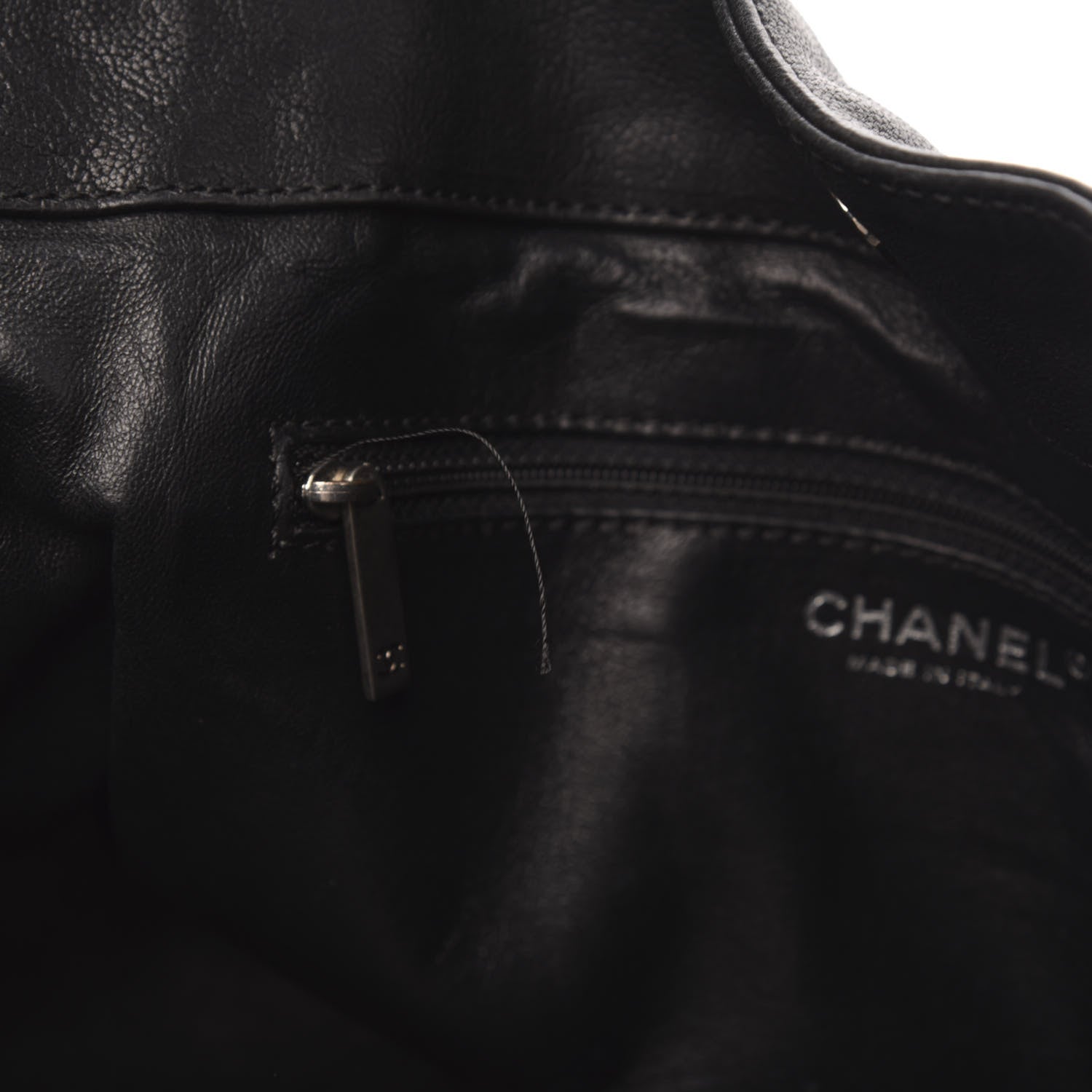 Chanel Glazed Calfskin East West Modern Chain Tote Black 14 of 14