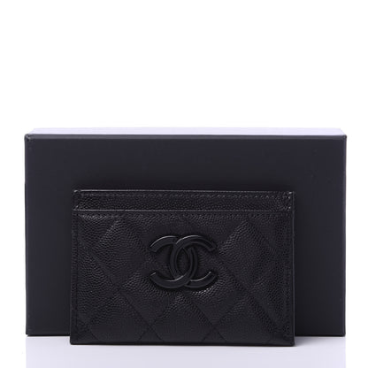 Chanel Caviar Quilted My Everything Card Holder Black 10 of 10