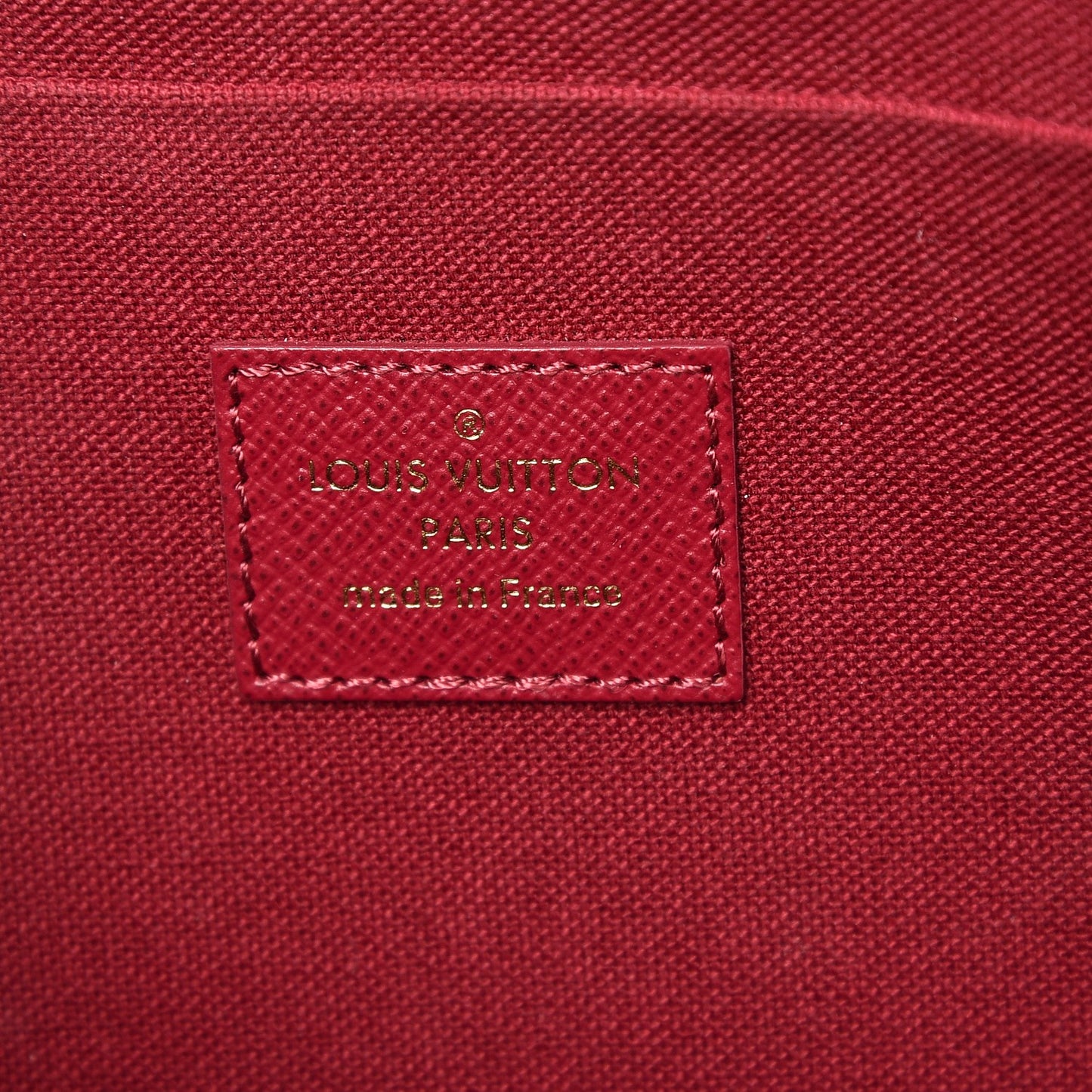 Monogram Pochette Felicie Chain Wallet Fuchsia