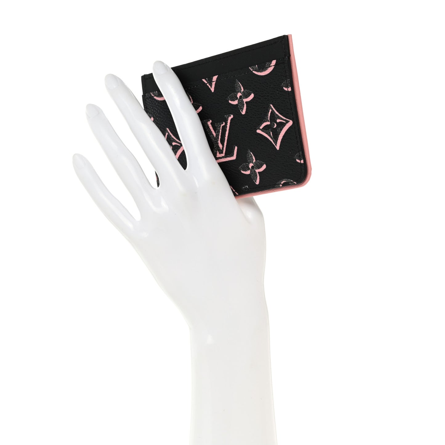 Monogram Fall for You LV Side-Up Card Holder Black