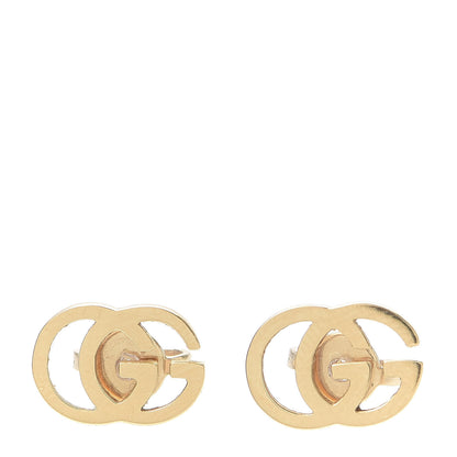 Gucci 18K Yellow Gold GG Tissue Stud Earrings 1 of 4