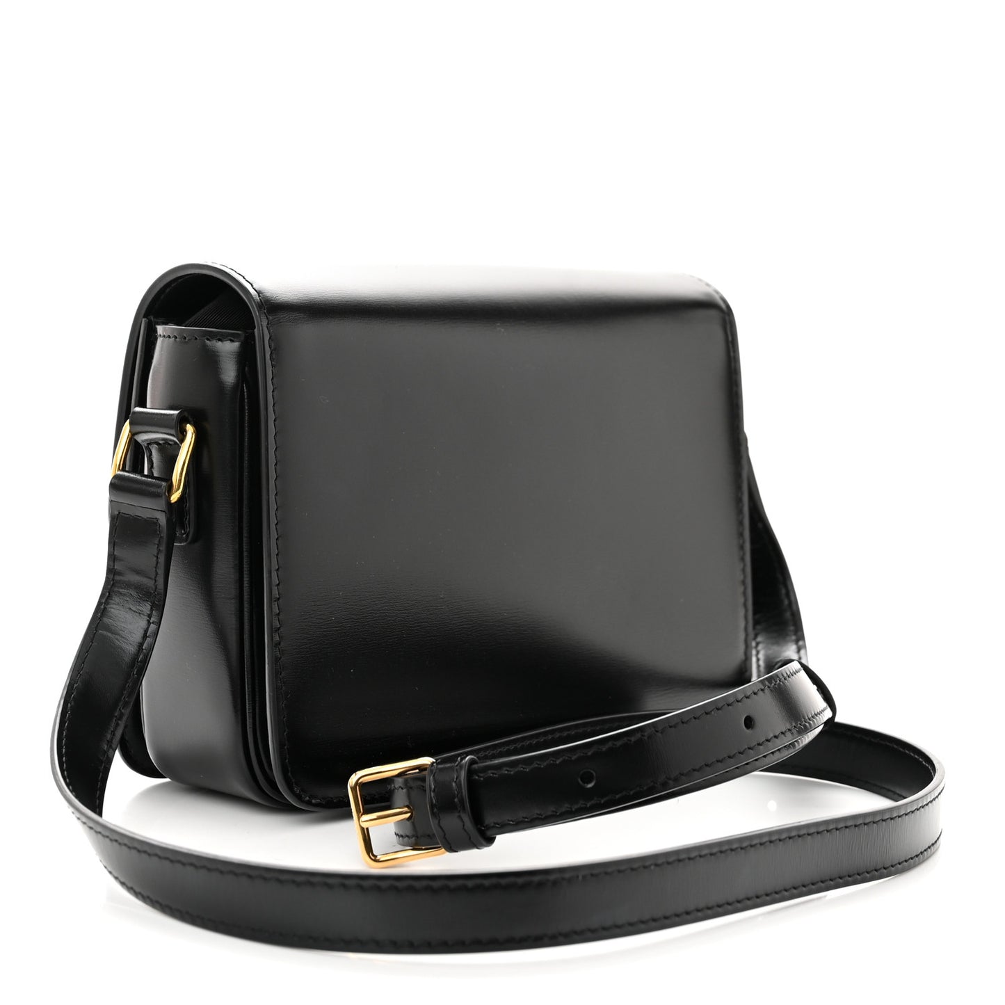 Shiny Calfskin Teen Triomphe Black