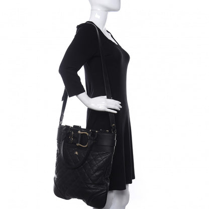 Burberry Calfskin Quilted Crossbody Bag Black 2 of 9