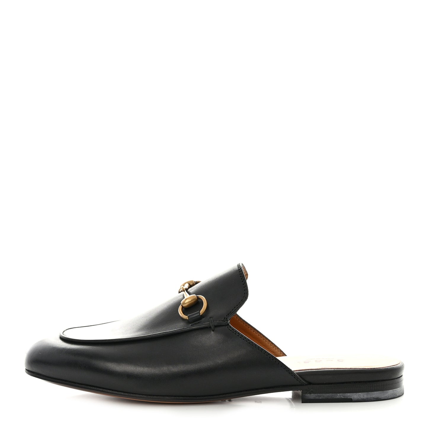 Calfskin Womens Princetown Slippers 36 Black