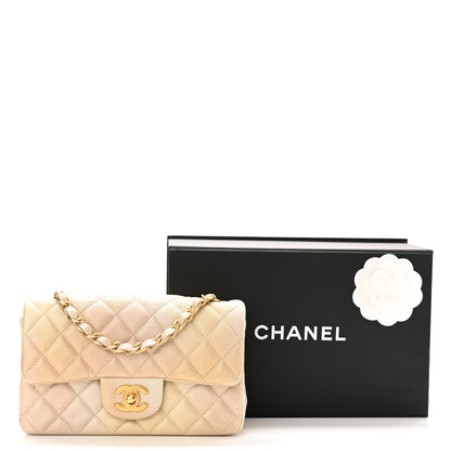 Chanel Metallic Goatskin Quilted Mini Rectangular Flap Gold 11 of 11