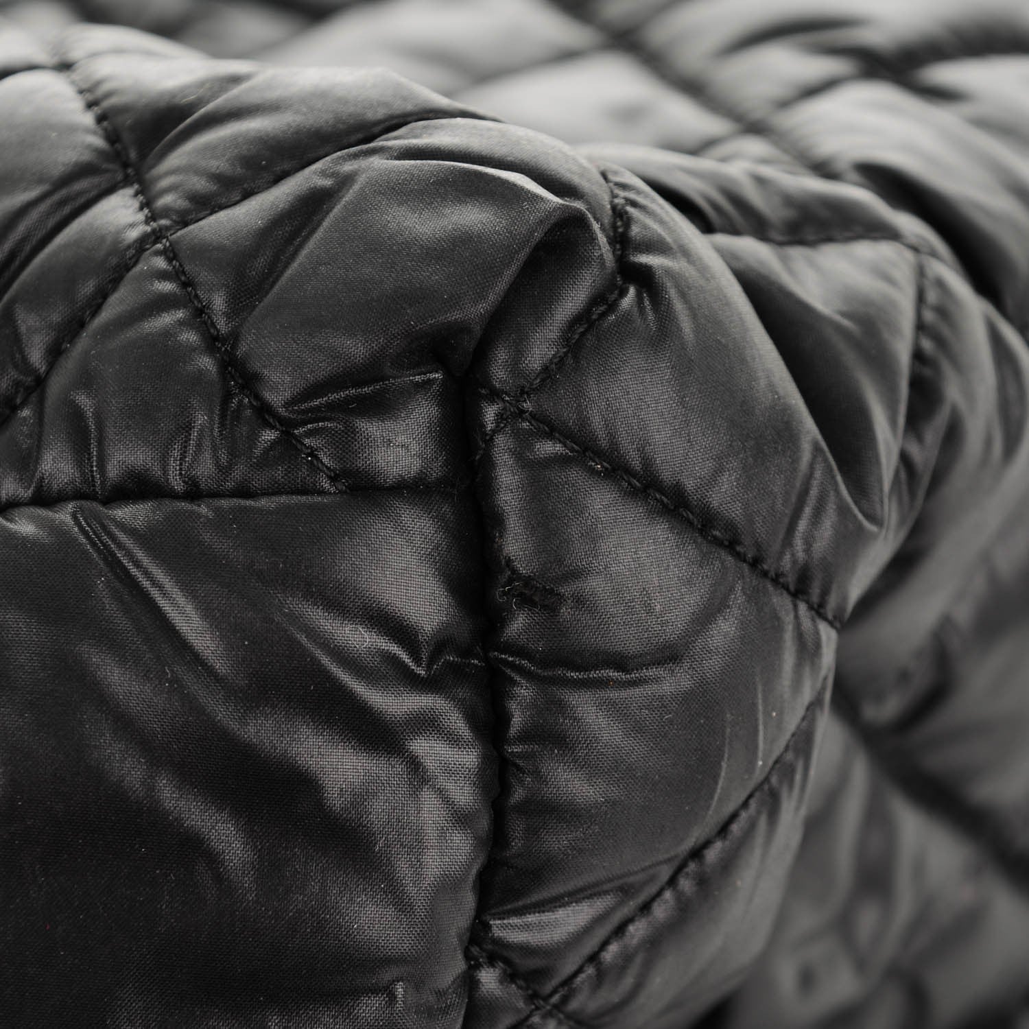 Chanel Nylon Quilted Large Coco Cocoon Tote Black 8 of 8