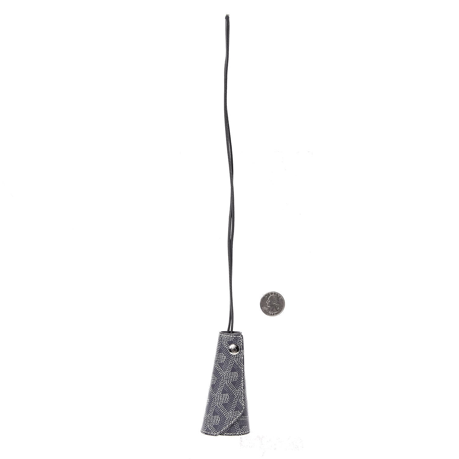 Goyard Goyardine Chambellan Bag Charm Grey 2 of 6