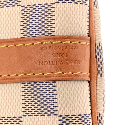 Louis Vuitton Damier Azur Speedy Bandouliere 25 10 of 19