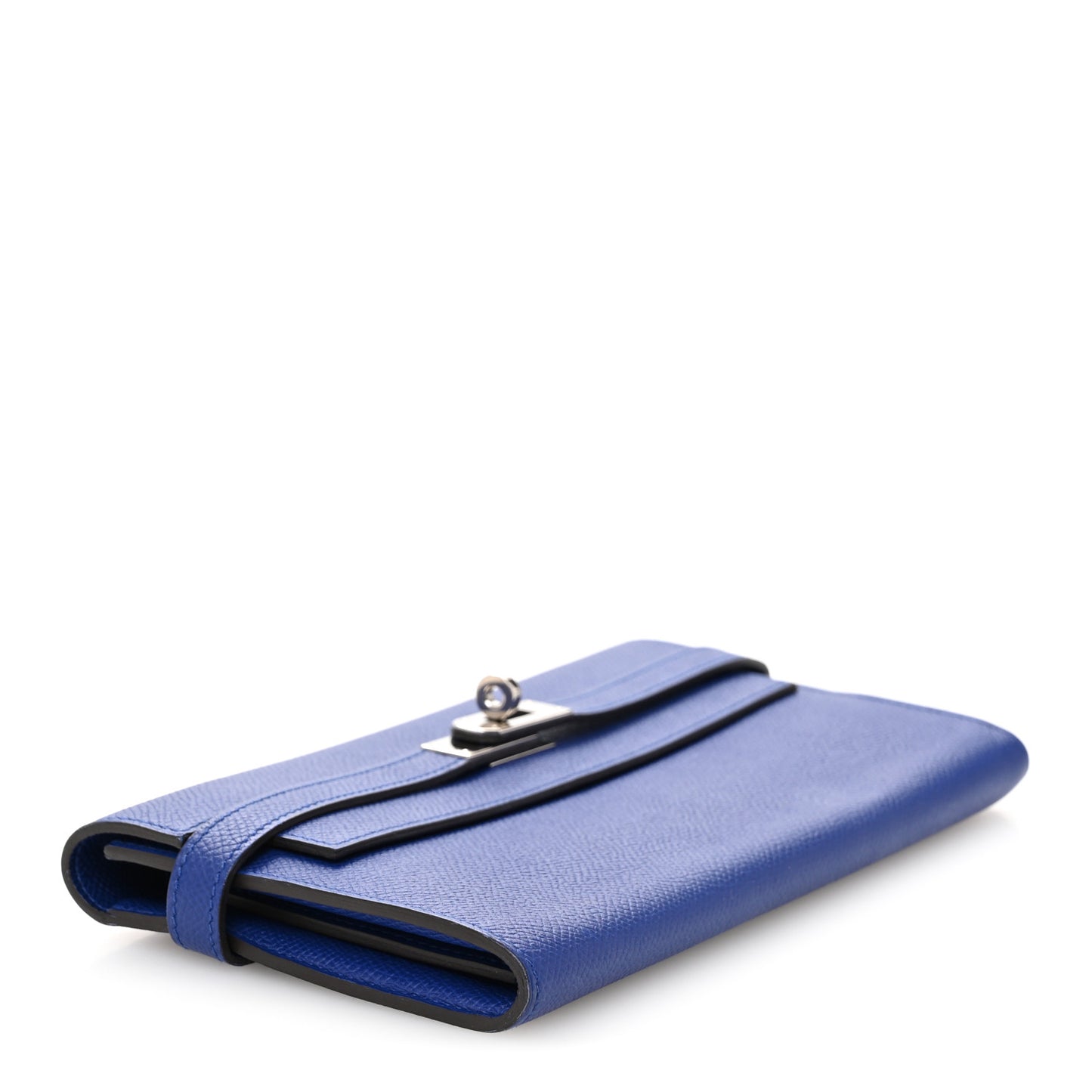 Epsom Kelly Longue Wallet Bleu Electrique