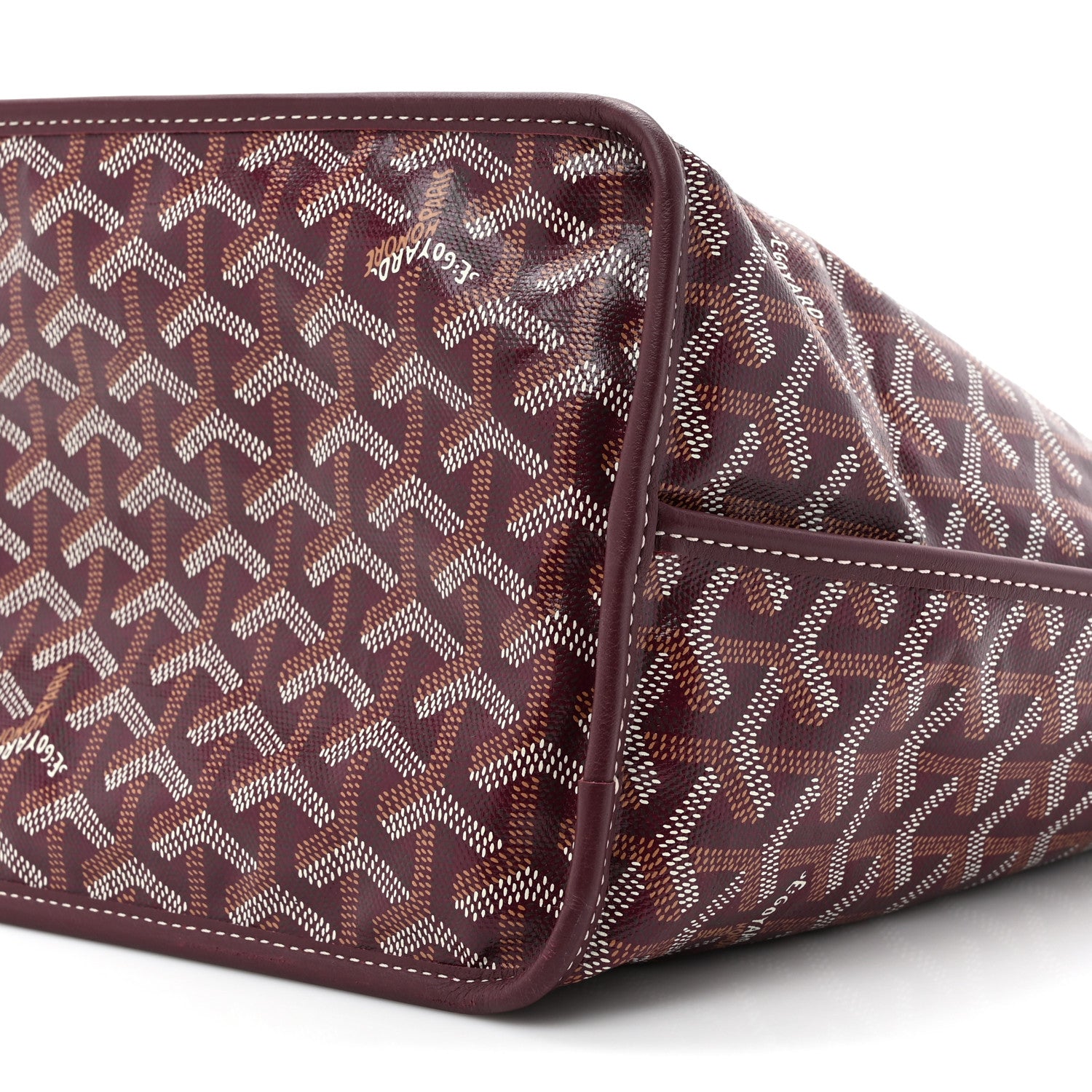 Goyard Goyardine Reversible Anjou PM Burgundy 14 of 17