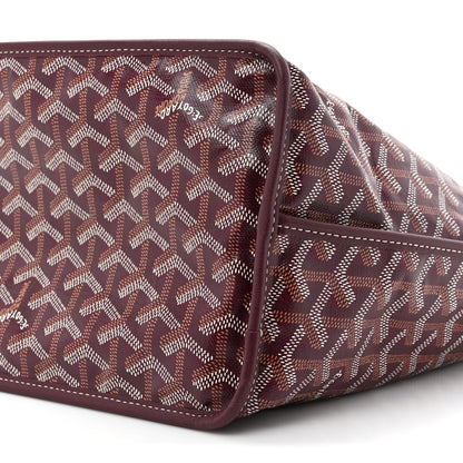 Goyard Goyardine Reversible Anjou PM Burgundy 14 of 17