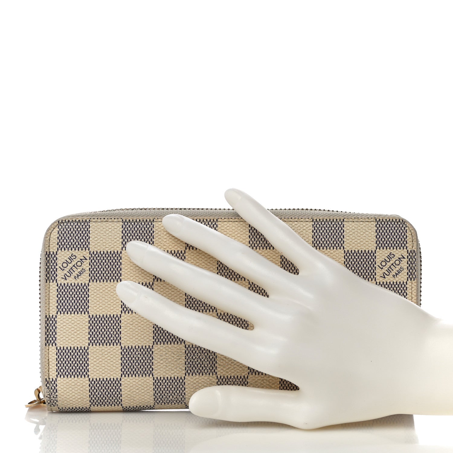 Louis Vuitton Damier Azur Zippy Wallet 2 of 15