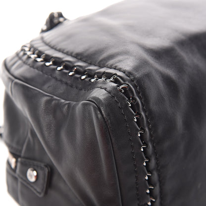 Chanel Smooth Calfskin Medium Luxe Ligne Bowler Black 12 of 14