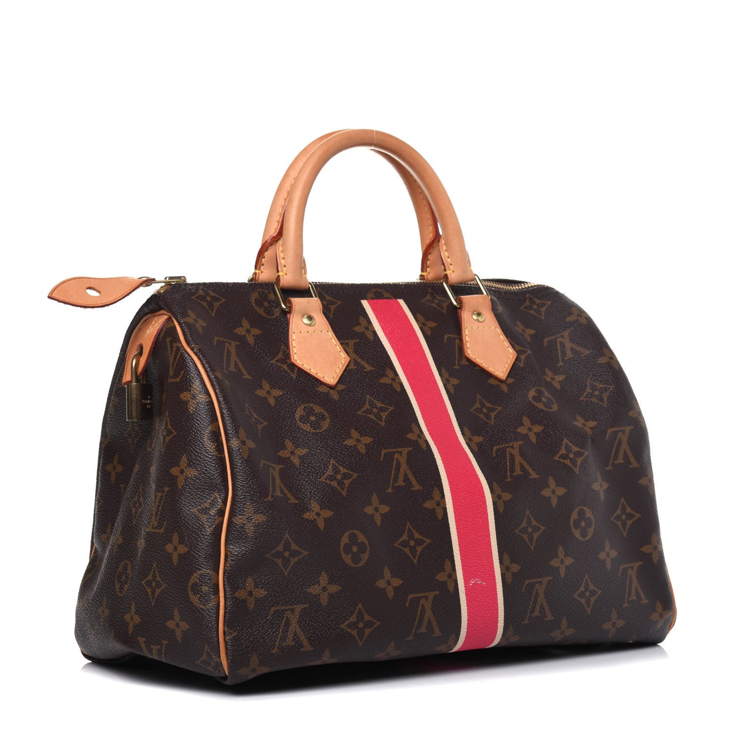Monogram My LV Heritage Speedy 30 Fuchsia Ivory