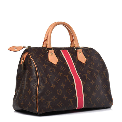 Louis Vuitton Monogram My LV Heritage Speedy 30 Fuchsia Ivory 3 of 21