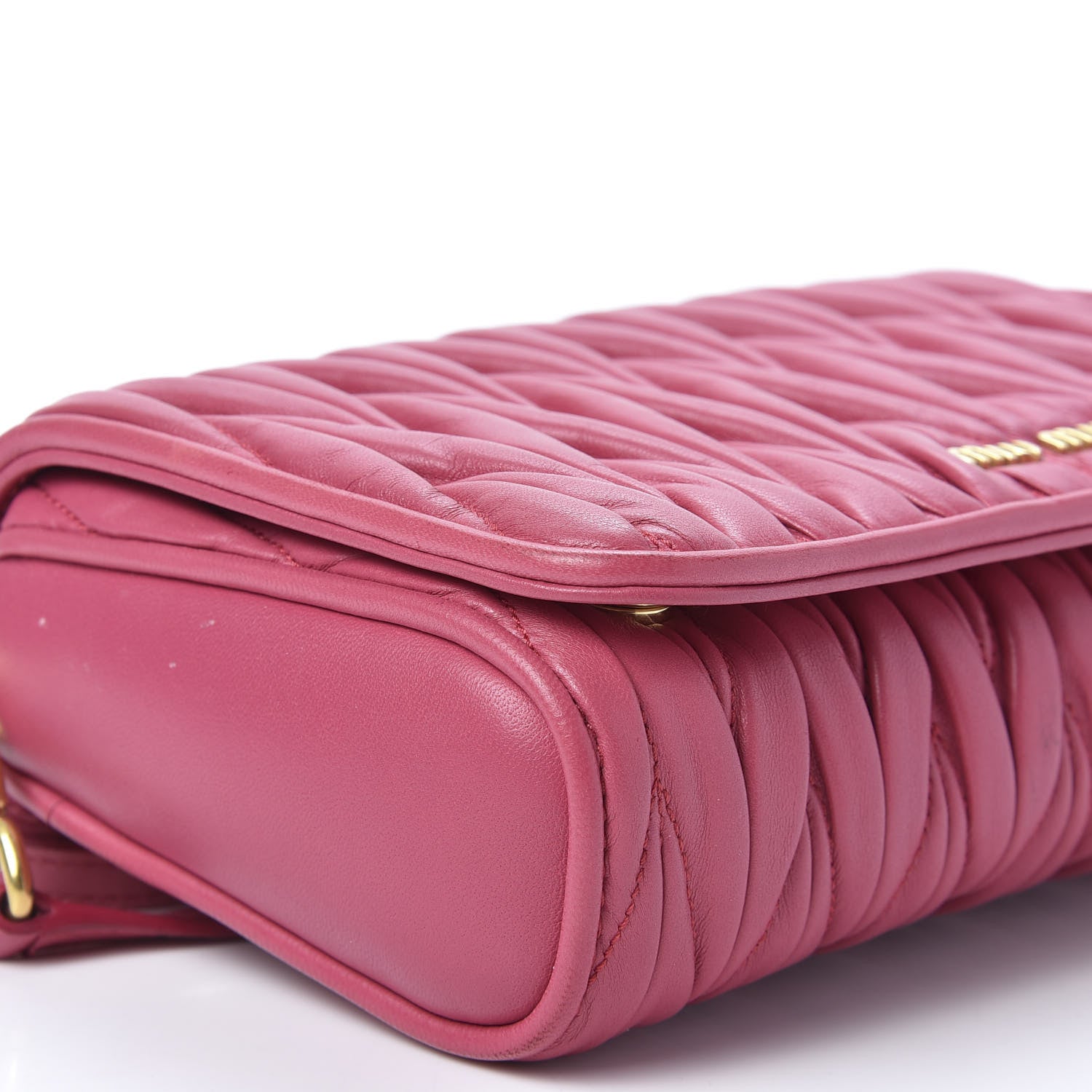 Miu Miu Nappa Matelasse Crossbody Peonia 5 of 8