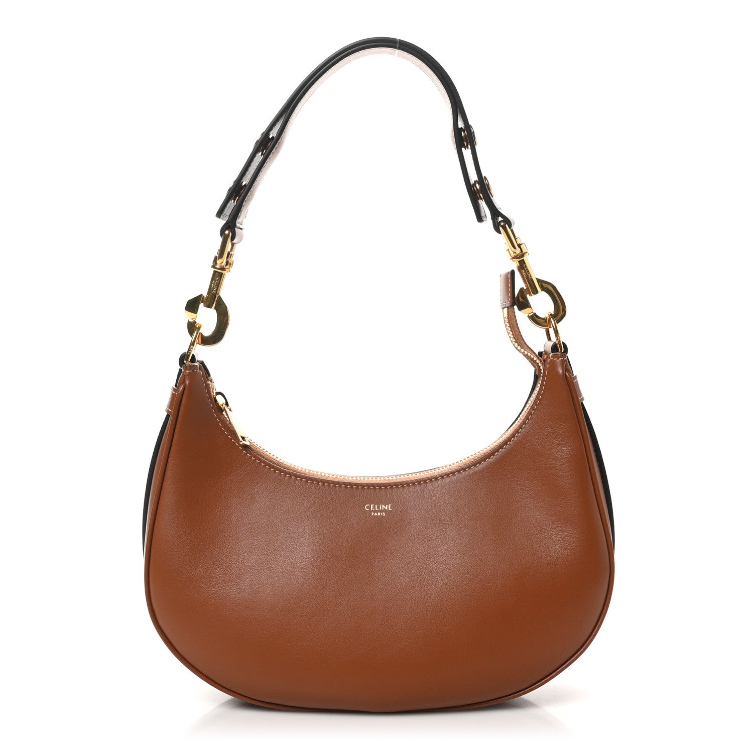 Celine Smooth Calfskin Medium Strap Ava Shoulder Bag Tan 1 of 10