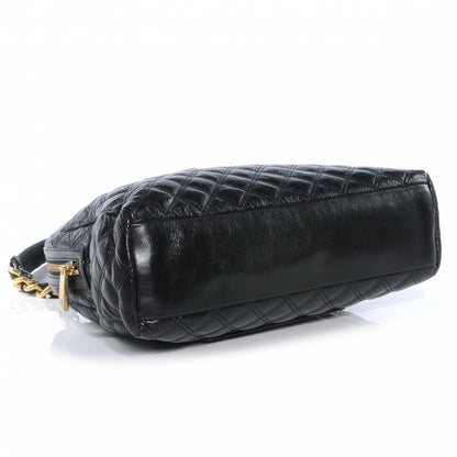 Marc Jacobs Leather Quilted Karlie Satchel Black 4 of 7