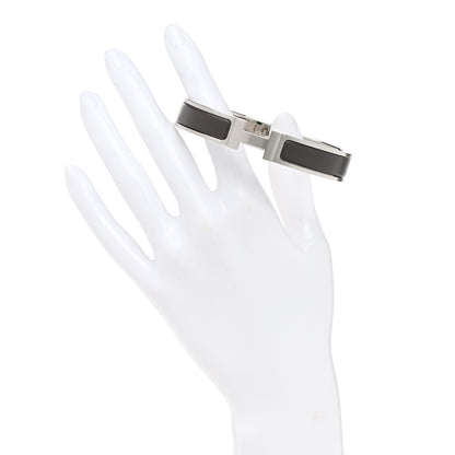 Hermes Matte Enamel Narrow Clic Clac HH Bracelet T5 Etain 2 of 5