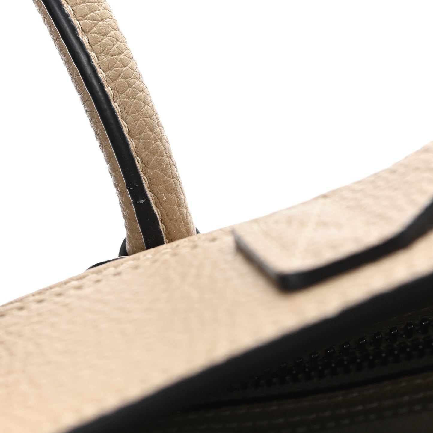 Drummed Calfskin Micro Luggage Dune