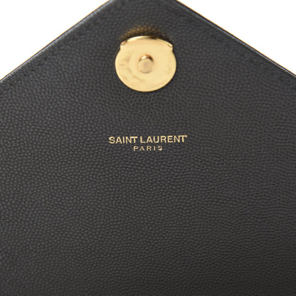 Saint Laurent Grain De Poudre Matelasse Chevron Large Monogram Satchel Bronze 9 of 11